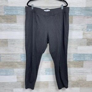 OLD NAVY Stevie Ponte Pull On Ankle Pants Gray Womens XXL